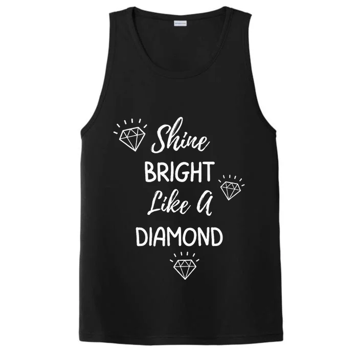 Shine Bright Like A Diamond Performance Tank