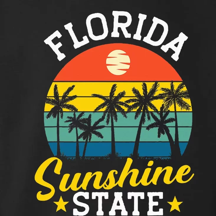 Summer Beach Lover Florida Sunshine State Toddler Hoodie