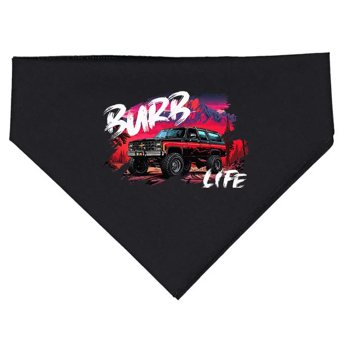 Squarebody Burb Life Truck Squarebody Suburban USA-Made Doggie Bandana