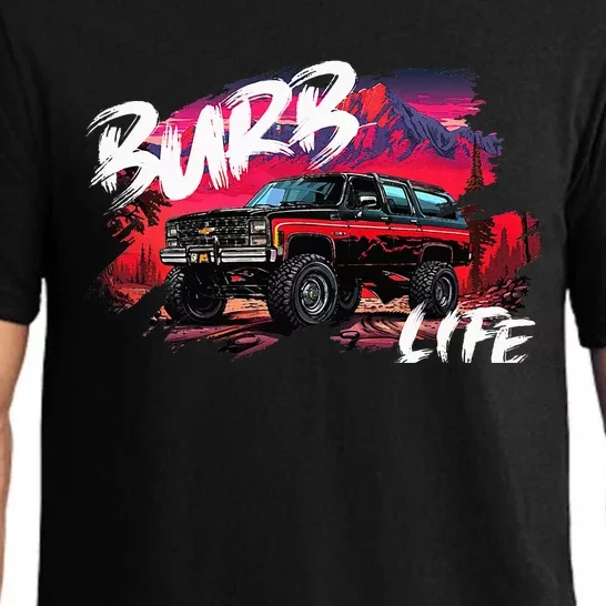 Squarebody Burb Life Truck Squarebody Suburban Pajama Set