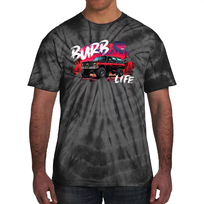 Squarebody Burb Life Truck Squarebody Suburban Tie-Dye T-Shirt