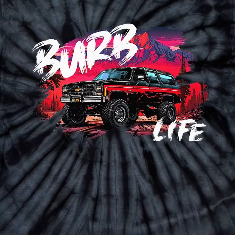 Squarebody Burb Life Truck Squarebody Suburban Tie-Dye T-Shirt