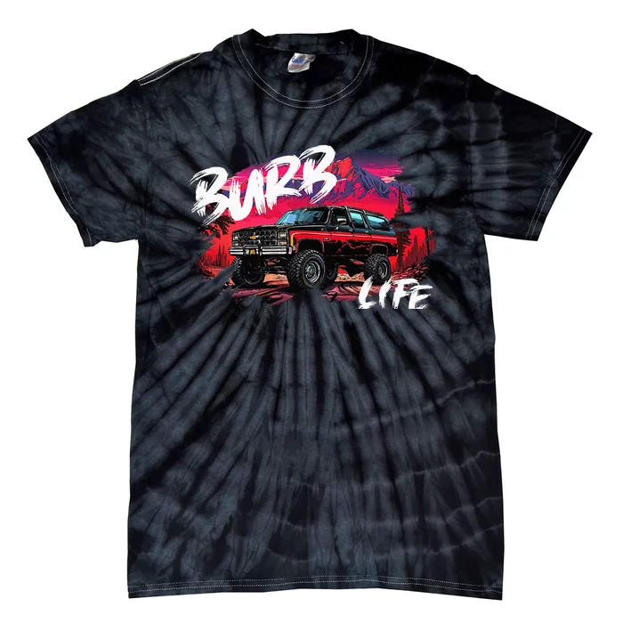 Squarebody Burb Life Truck Squarebody Suburban Tie-Dye T-Shirt