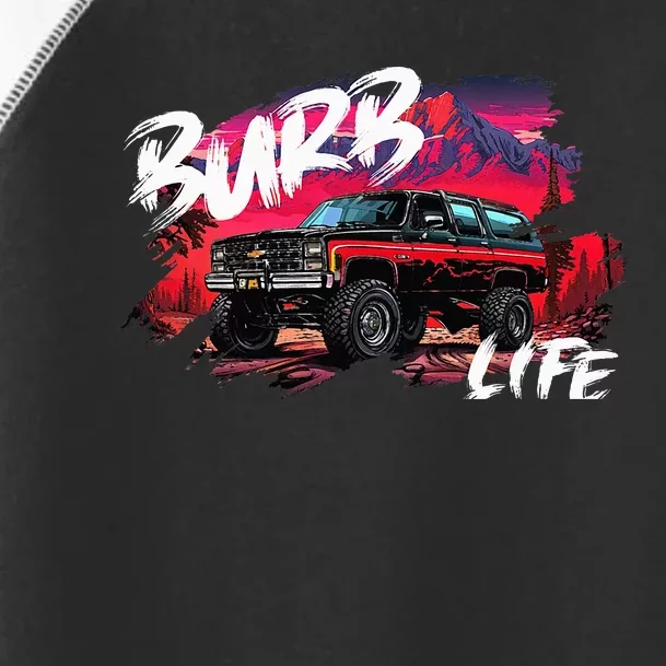 Squarebody Burb Life Truck Squarebody Suburban Toddler Fine Jersey T-Shirt