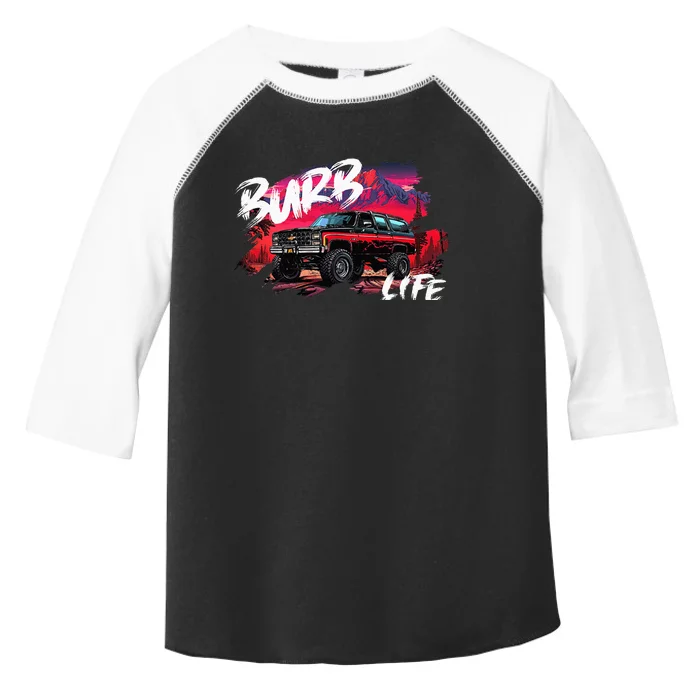 Squarebody Burb Life Truck Squarebody Suburban Toddler Fine Jersey T-Shirt