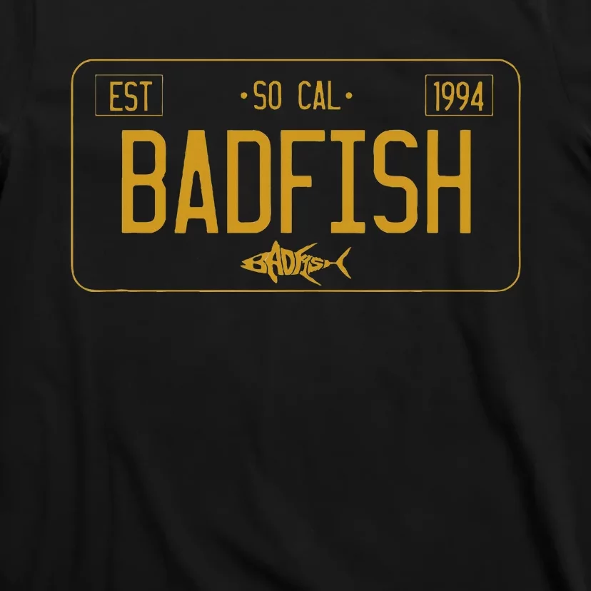 Socal Badfish License Plate T-Shirt