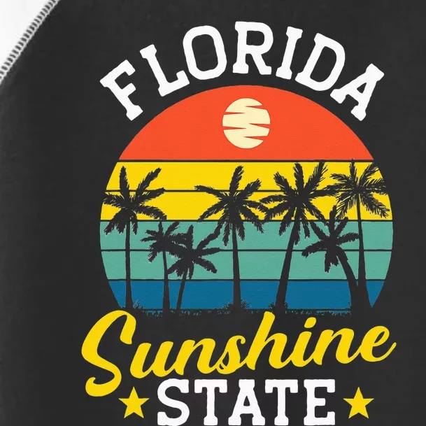 Summer Beach Lover Florida Sunshine State Toddler Fine Jersey T-Shirt