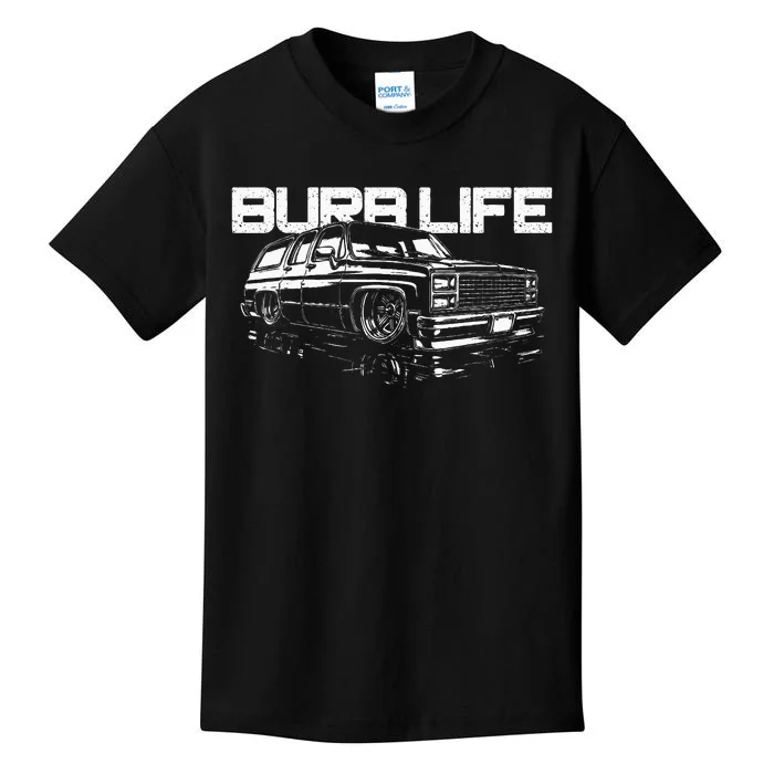 Squarebody Burb Life Truck Squarebody Suburban Kids T-Shirt