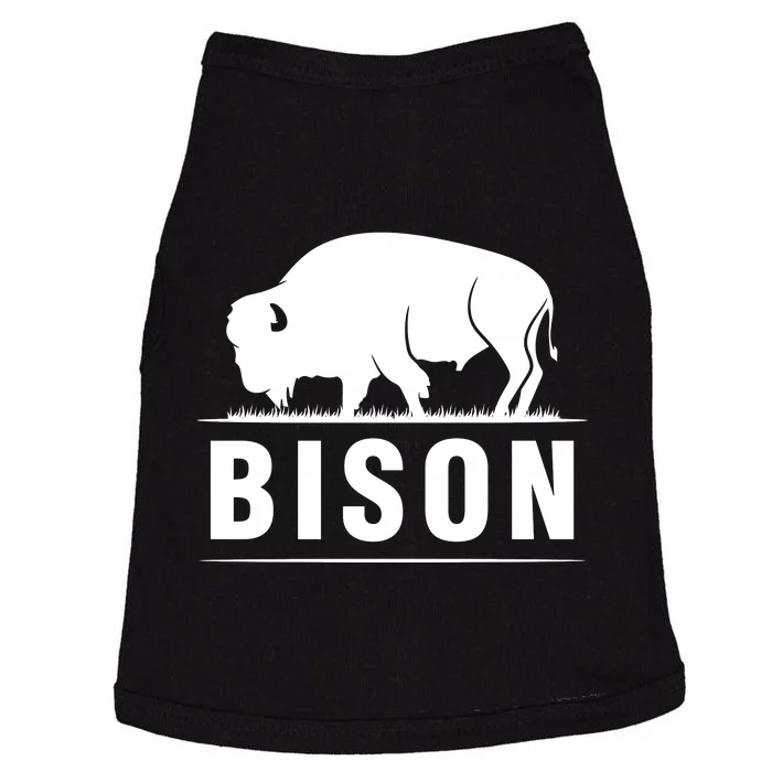 Simple Bison Logo Doggie Tank