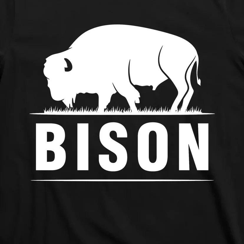 Simple Bison Logo T-Shirt