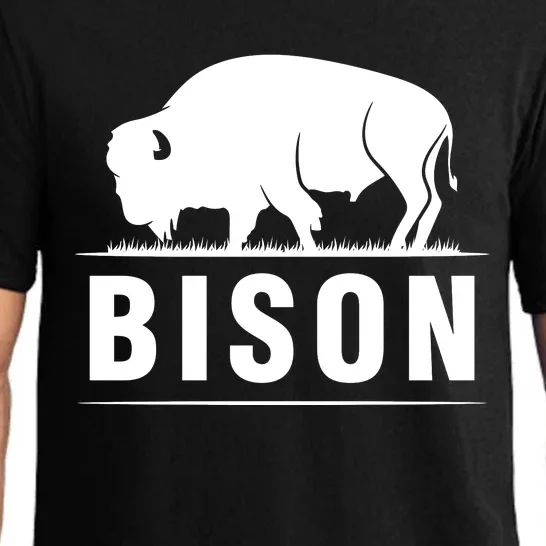 Simple Bison Logo Pajama Set