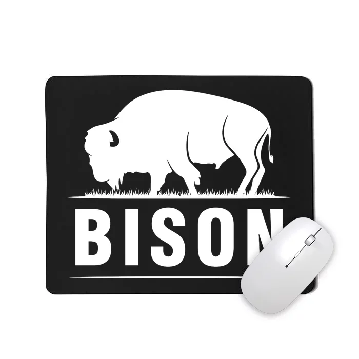 Simple Bison Logo Mousepad