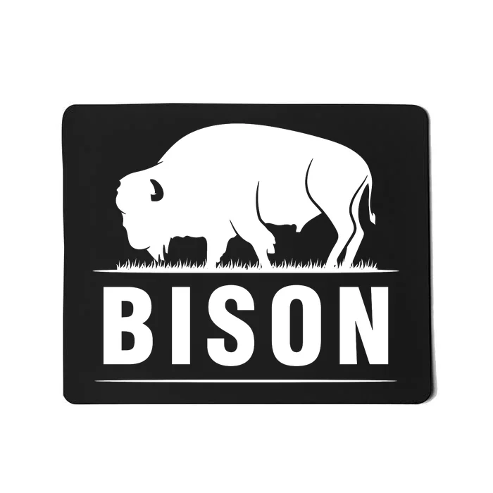 Simple Bison Logo Mousepad