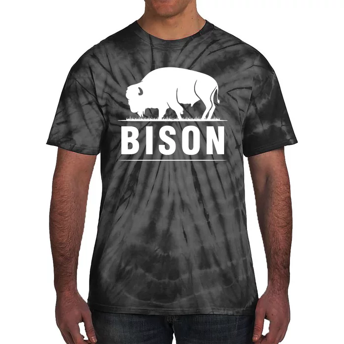 Simple Bison Logo Tie-Dye T-Shirt