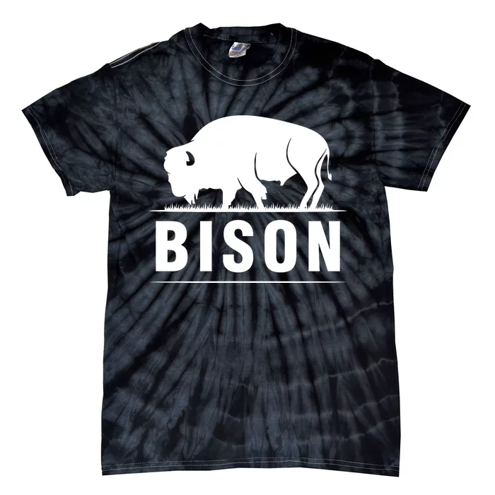 Simple Bison Logo Tie-Dye T-Shirt