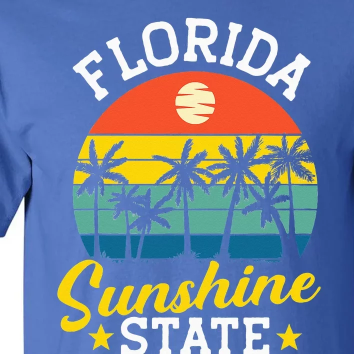 Summer Beach Lover Florida Sunshine State Tall T-Shirt