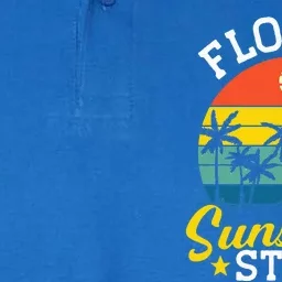 Summer Beach Lover Florida Sunshine State Softstyle Adult Sport Polo