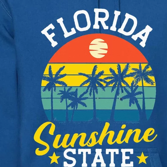 Summer Beach Lover Florida Sunshine State Premium Hoodie