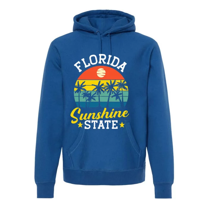 Summer Beach Lover Florida Sunshine State Premium Hoodie