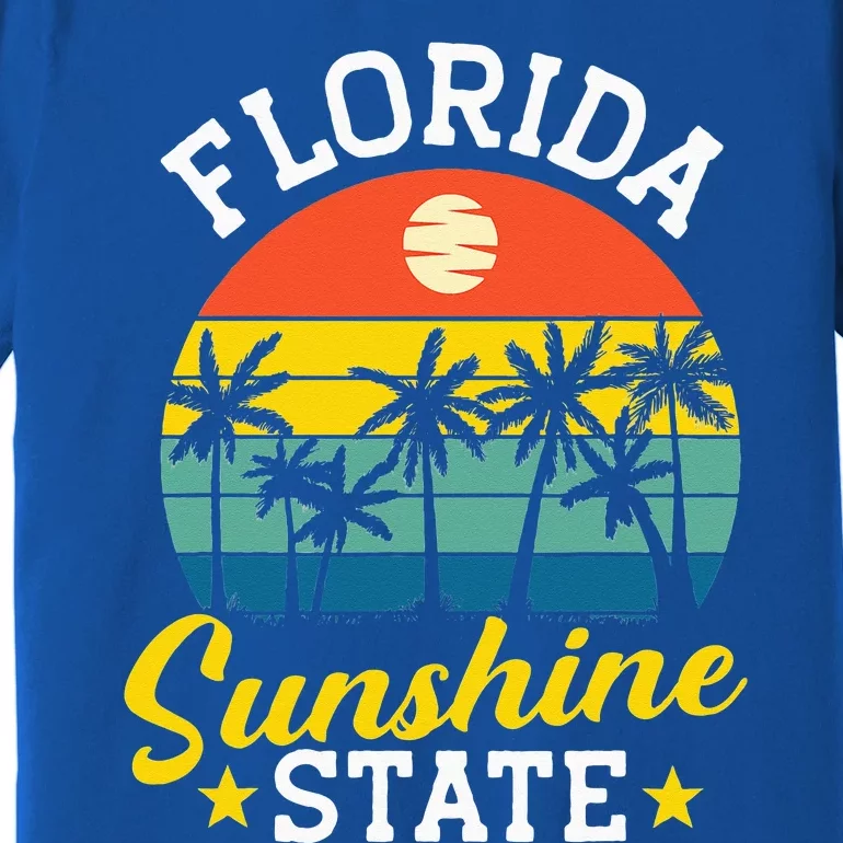 Summer Beach Lover Florida Sunshine State Premium T-Shirt