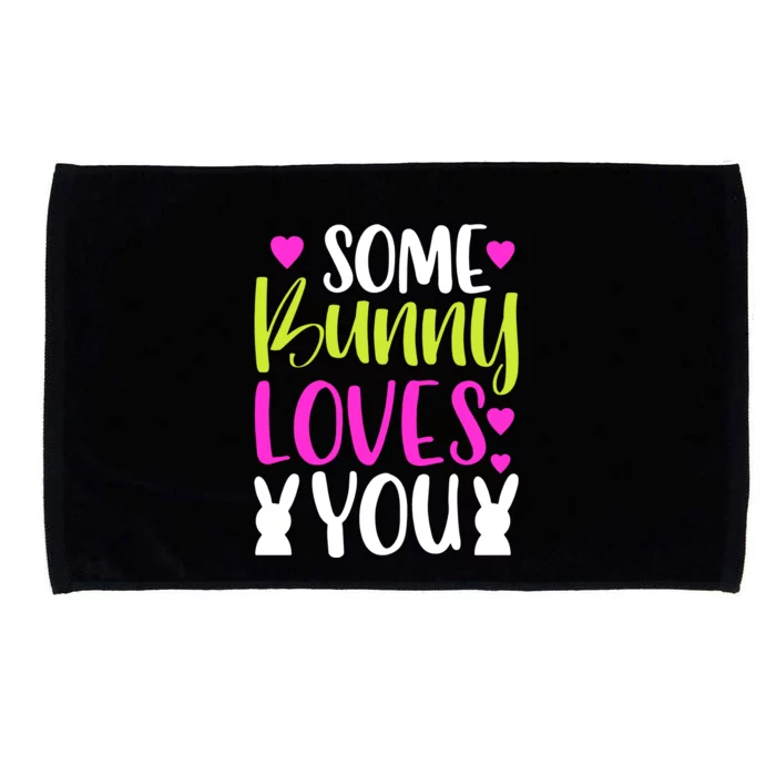 Some Bunny Loves U Microfiber Hand Towel