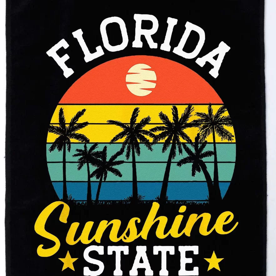 Summer Beach Lover Florida Sunshine State Platinum Collection Golf Towel