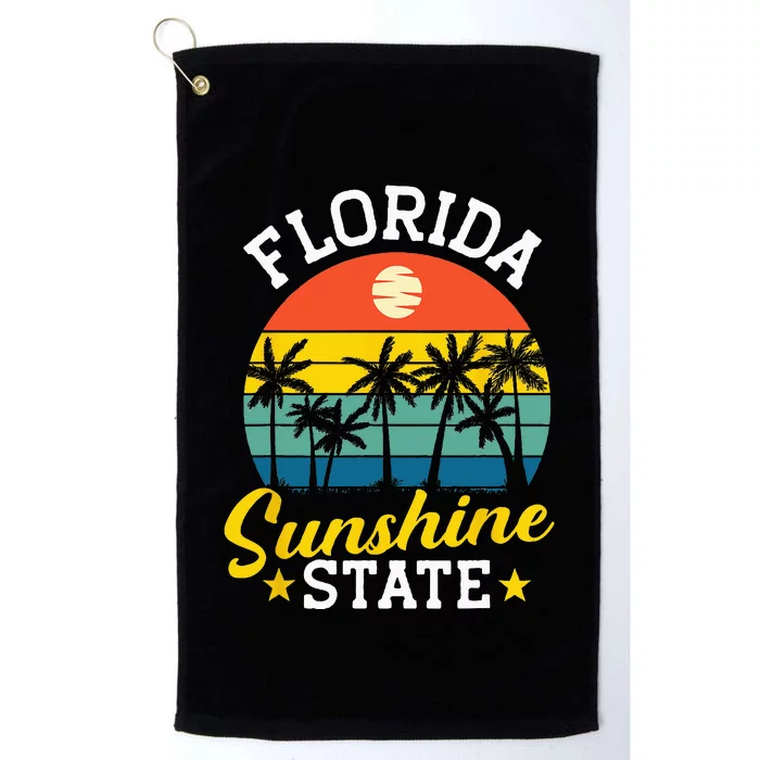 Summer Beach Lover Florida Sunshine State Platinum Collection Golf Towel