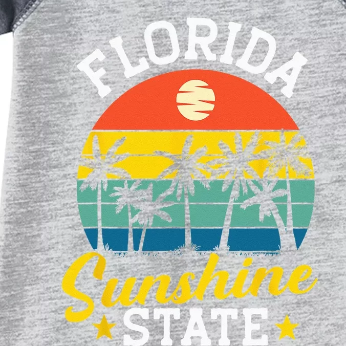 Summer Beach Lover Florida Sunshine State Infant Baby Jersey Bodysuit