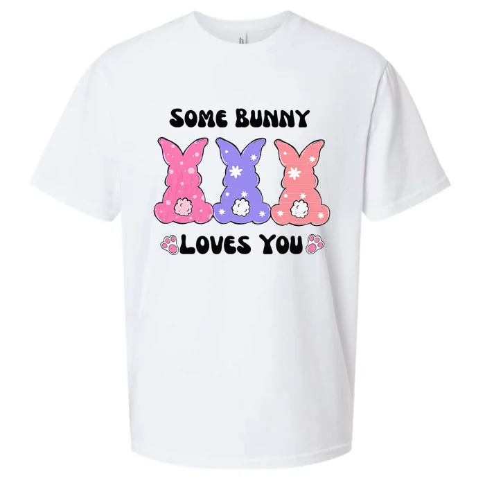 Some Bunny Love You Easter Easter Sueded Cloud Jersey T-Shirt