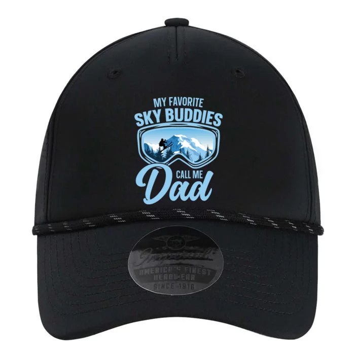 Skiing Buddies My Favorite Ski Buddies Call Me Dad Cute Gift Performance The Dyno Cap