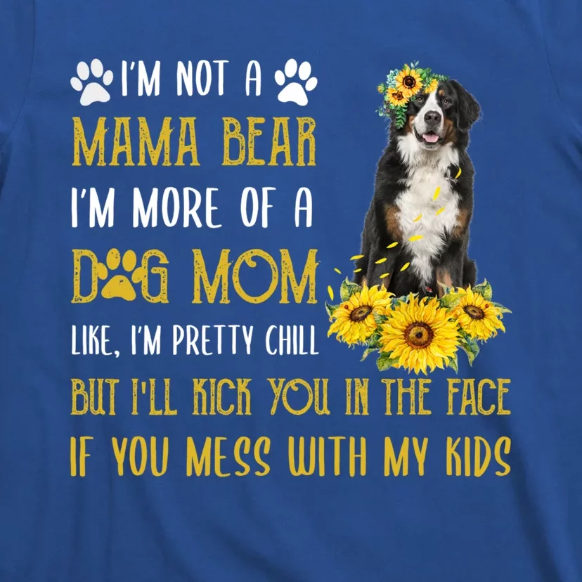 Sunflower Bernese Mountain Mom Mothers Day Dog Mom Cool Gift T-Shirt