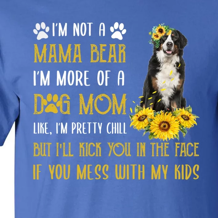 Sunflower Bernese Mountain Mom Mothers Day Dog Mom Cool Gift Tall T-Shirt