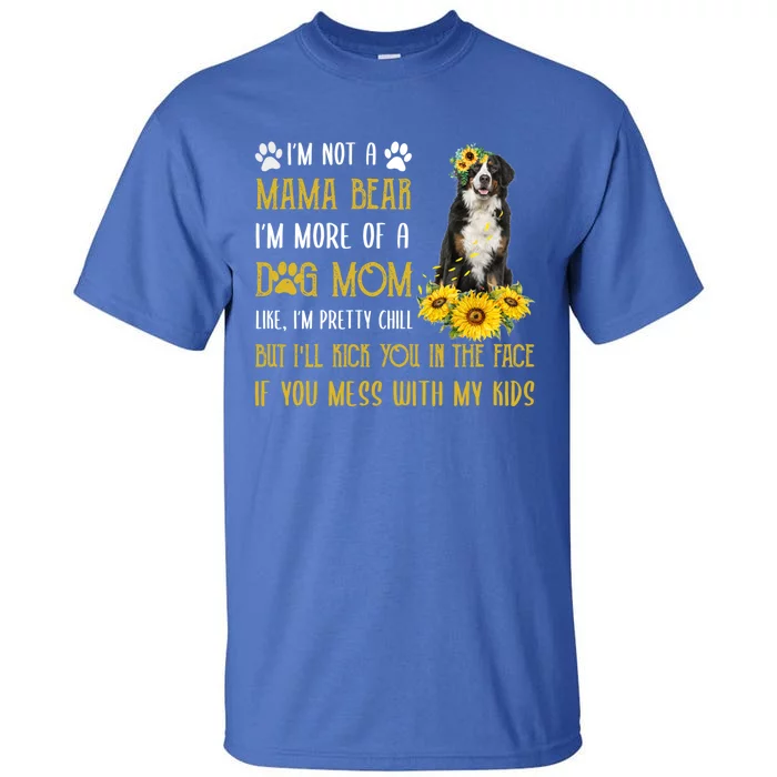 Sunflower Bernese Mountain Mom Mothers Day Dog Mom Cool Gift Tall T-Shirt