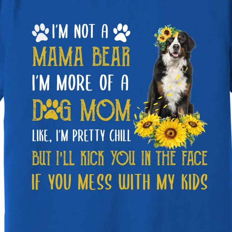 Sunflower Bernese Mountain Mom Mothers Day Dog Mom Cool Gift Premium T-Shirt