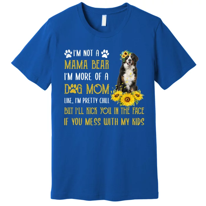 Sunflower Bernese Mountain Mom Mothers Day Dog Mom Cool Gift Premium T-Shirt