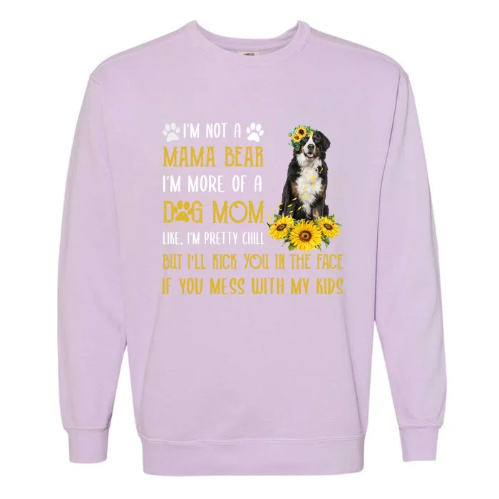 Sunflower Bernese Mountain Mom Mothers Day Dog Mom Cool Gift Garment-Dyed Sweatshirt