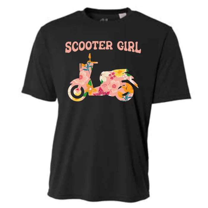 Scooter Bike Motorbike Mobility Scoot Moped Scooter Cooling Performance Crew T-Shirt