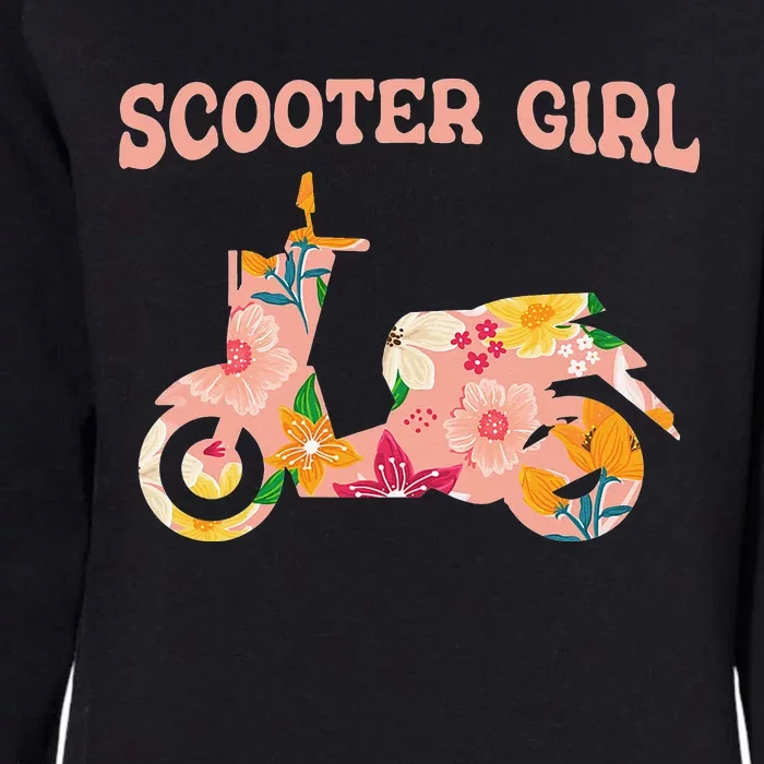 Scooter Bike Motorbike Mobility Scoot Moped Scooter Womens California Wash Sweatshirt