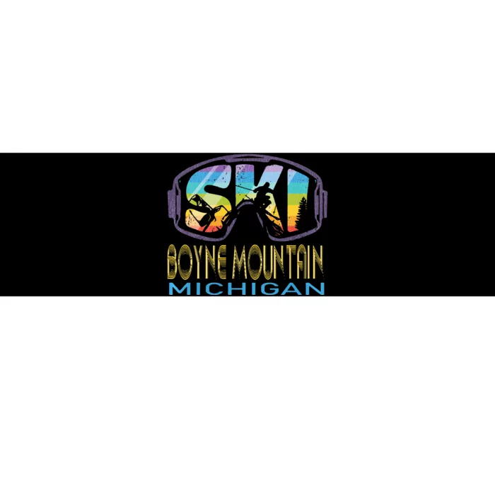 Ski Boyne Mountain Michigan Skiing Vacation Bumper Sticker