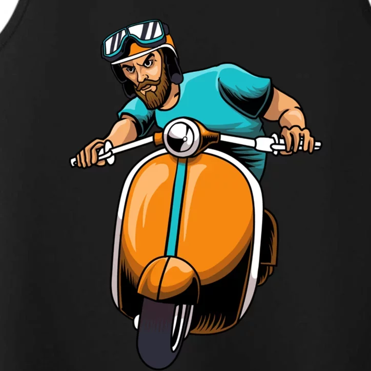 Scooter Bike Motorbike Scoot Gift Moped Scooter Gift Performance Tank