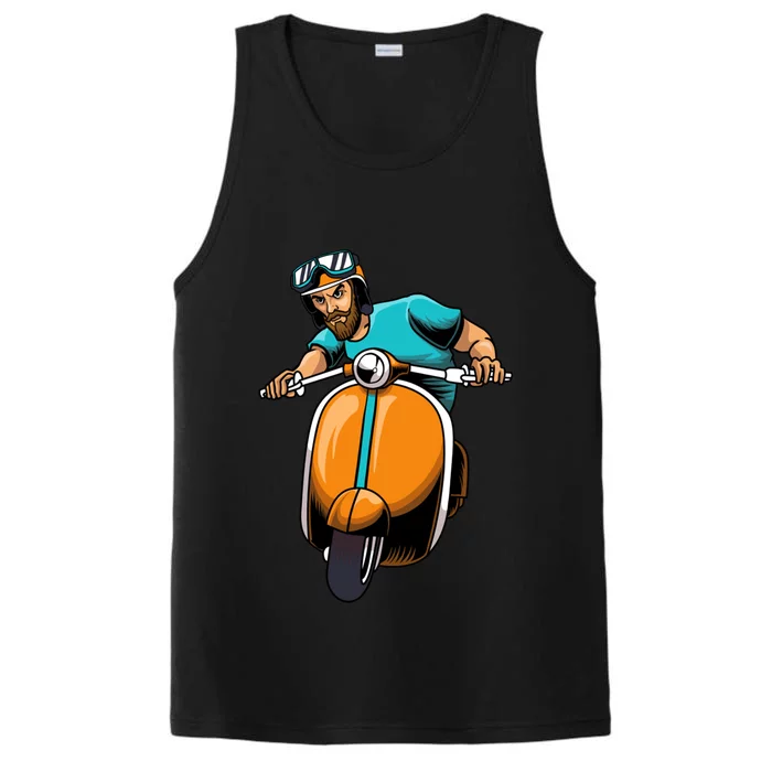 Scooter Bike Motorbike Scoot Gift Moped Scooter Gift Performance Tank