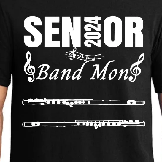 Senior Band Mom 2024 Marching Band Class Of 2024 Flute Pajama Set