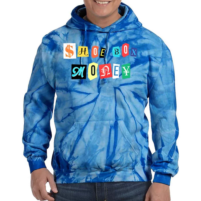 Shoe Box Money Cut Out Edition Tie Dye Hoodie