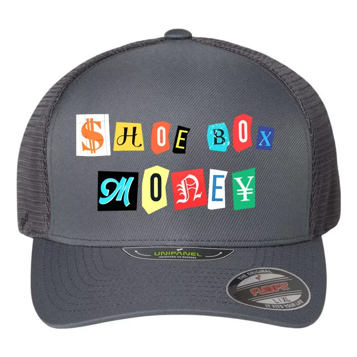 Shoe Box Money Cut Out Edition Flexfit Unipanel Trucker Cap