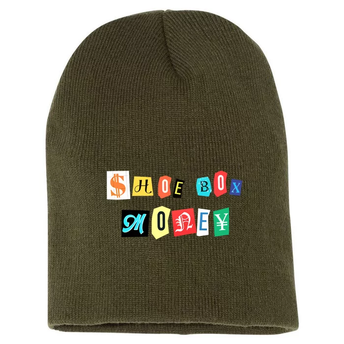 Shoe Box Money Cut Out Edition Short Acrylic Beanie