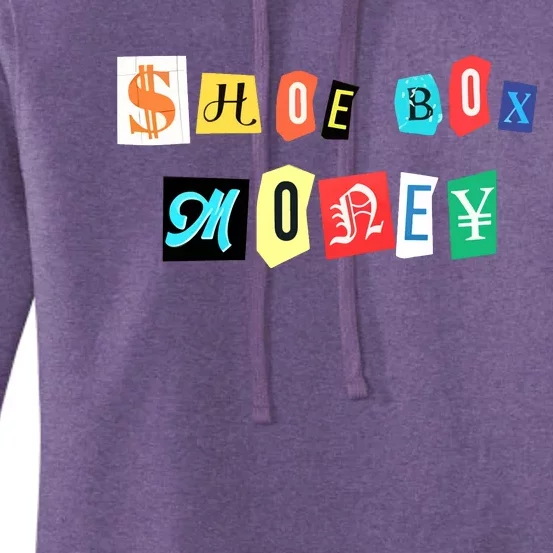 Shoe Box Money Cut Out Edition Women's Pullover Hoodie