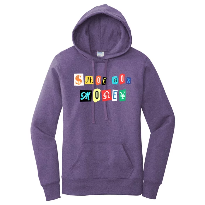 Shoe Box Money Cut Out Edition Women's Pullover Hoodie