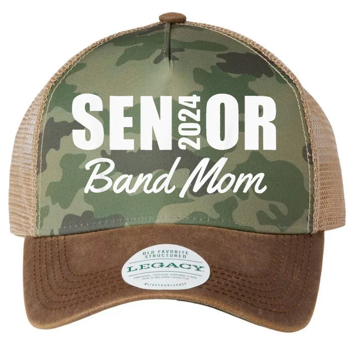 Senior Band Mom 2024 Marching Band Parent Class Of 2024 Legacy Tie Dye Trucker Hat