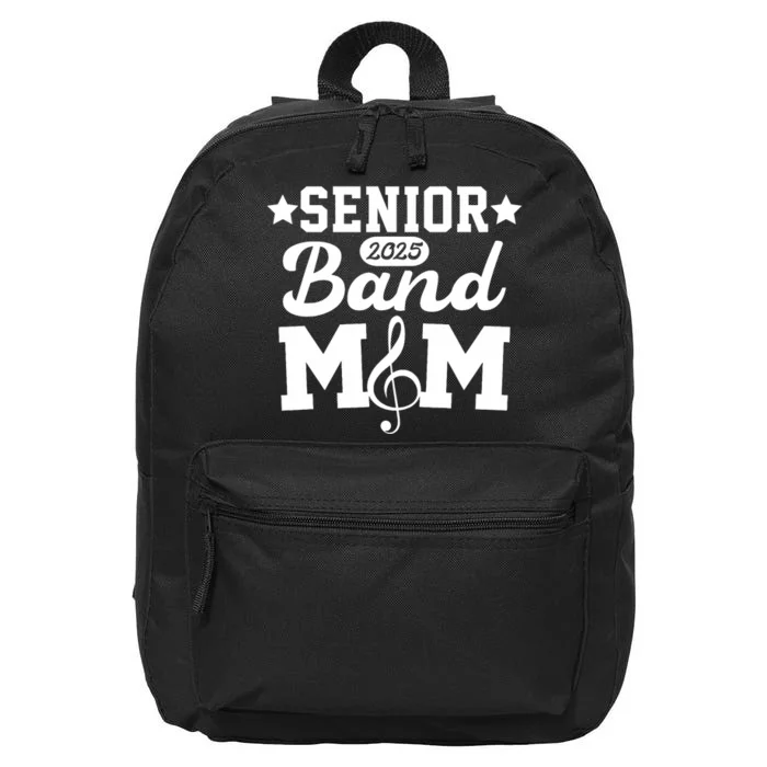 Senior Band Mom 2025 Marching Band Parent Class Of 2025 16 in Basic Backpack