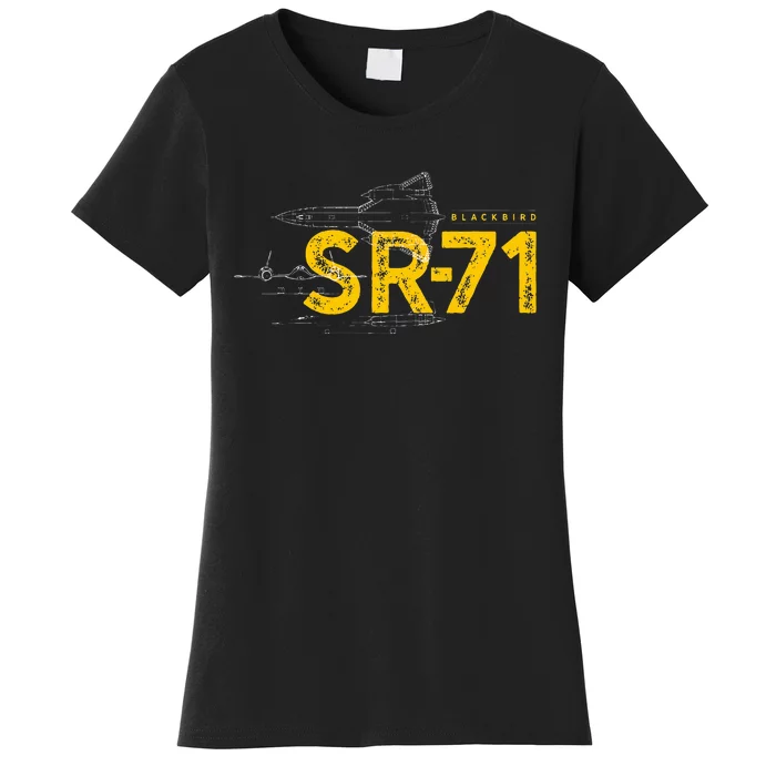 Sr71 Blackbird Military Jet Women's T-Shirt